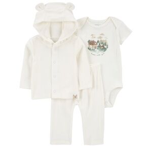 Carter's Cream Kids Bodysuit Set